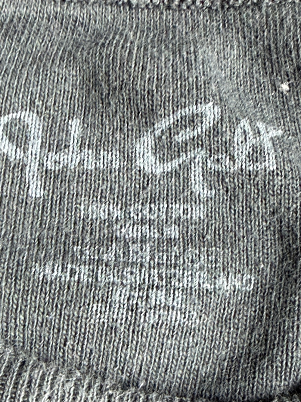 Brandy Melville Black Radio Silence Graphic Tee with White and Red Print - Picture 2 of 6